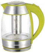 Heinner HEK-TF2200GR - Fierbător electric 1,8 l, 2200 W/230 V, verde/crom mat