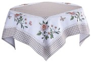 Fată de masă cu imprimeu TRANDAFIRI ÎNFLOREŞTE 85 x 85 cm