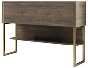 Comodă Luxe Walnut and Gold