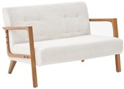 Canapea TUMI, 2 locuri, crem