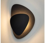 Aplică LED PEDRA LED/7W/230V negru