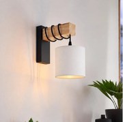 BRILAGI - Aplica de perete NUBILA 1xE27/60W/230V maro/negru/alb