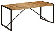 vidaXL Masă de bucătărie, 180 x 90 x 75 cm, lemn masiv de mango