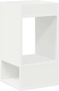 vidaXL Masă laterală Alb 30 x 30 x 56 cm Lemn compozit