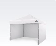 Cort de petrecere premium 3x3 m din aluminiu | Rezistență maximă – BRIMO - cu 3 pereți - Alb