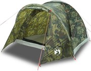 vidaXL Cort de pescuit pentru 2 persoane, camuflaj, impermeabil