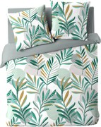Set de lenjerie de pat cu model de frunze, LOUNA, 240 x 220 cm
