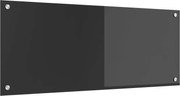 vidaXL Panou de bucătărie Gri închis 100 x 40 cm sticlă securizată