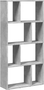 vidaXL Bibliotecă, gri beton, 60x20x120,5 cm, lemn prelucrat