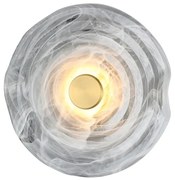 Aplica LED design modern decorativ NESTOR TOP 30 brass