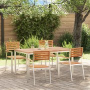 vidaXL Set de masă pentru grădină 5 pcs