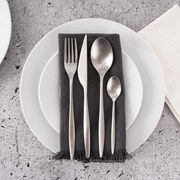 Tacâmuri argintii din oțel inoxidabil 24 buc. – Orion