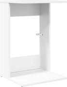 vidaXL Masă laterală Alb 40 x 38 x 62,5 cm Lemn compozit