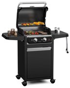 Blumfeldt Grătar electric ElectricPro, Puternic, Mese laterale pliabile, Termometru integrat