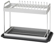 Scurgator vase Danyer, aluminiu, etajat, 42 x 23 x H 35 cm