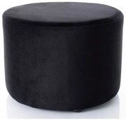 Taburet Caen A Velvet, negru