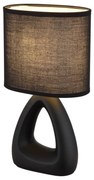 Lampa de masa ceramica neagra TRIANGLE
