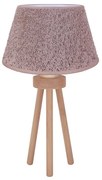 Lampă de masă Duolla BOUCLE 1xE27/15W/230V d. 28 cm maro/lemn