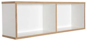 Bibliotecă de perete pentru copii albă 90x29 cm Finn – Roba