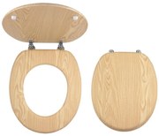 Capac WC din MDF/decor frasin - FERRO