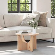 vidaXL Masă de cafea natural 50 x 50 x 35 cm Lemn masiv de pin