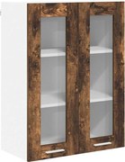 vidaXL Dulap suspendat Stejar fumuriu 60 x 31 x 80 cm Lemn compozit