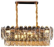 Candelabru Cristal, Elisa, 80-35cm Gold