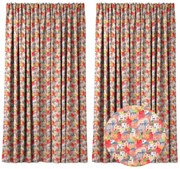 Set 2 draperii 180 x 240 cm, blackout 60%, print modern, Kidizi Colors are Back in Town, multicolor, draperii camera copilului
