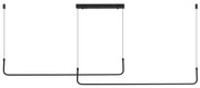 Lustra LED suspendata cu telecomanda MARIO 2 CCT DIMM BK