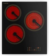 Klarstein Victoria plită vitroceramică, 3 zone, Elegant, atemporal, 5000 W, 45 cm