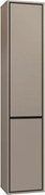 Dulap lemn masiv baie Irvella de perete, 172 × 72 × 30 cm - Crem