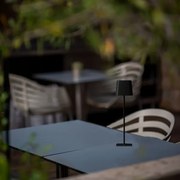 Lampă solară LED de masă, magnetică, 5W, 5V, 3000-6000K, 3600 mAh, IP65, negru