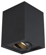 Spotlight negru reglabil - Quadro 1 up