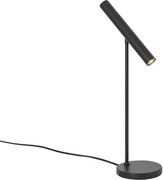 Lampă de masă modernă neagră cu LED și dimmer tactil - Neva