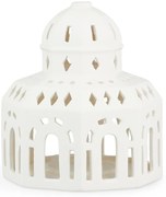 Sfeșnic de Crăciun din ceramică Kähler Design Lighthouse, ø 12 cm, alb