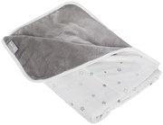 Pătură pentru copii alb-gri din bumbac 80x80 cm Strenenzauber – Roba