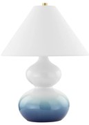 Veioza LUX, Ceramica Albastra, Tesatura In, AIMEE