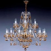 Candelabru cristal Bohemia 18 brate, diam. 95cm Andrea XVIII 8003 CE