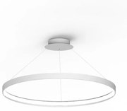 Lustra LED suspendata design modern circular CIRCLE 78, alb LA0716/1 - WH ZL