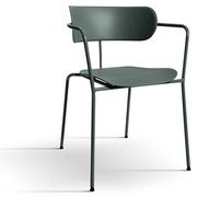 Set 4 scaune metalice MARSIGLIA -HORECA- h 76 cm - GRI