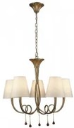 Candelabru clasic 5 becuri E14 Paola 6206 Mantra