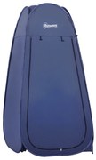 Outsunny Cort de Duș Pop Up Impermeabil cu Intrare cu Fermoar, 100x100x185 cm, Albastru | Aosom Romania