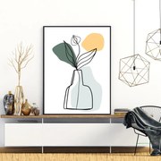 Poster - Vaza cu platnă (A4)