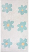 Covor pentru copii verde mentă/fildeș lavabil 120x180 cm Cute Flowers Green – Vitaus