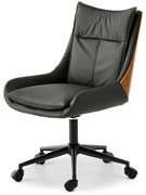 Scaun Lola (nuc închis + negru). Promo -21%. 1110516