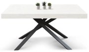 MASA TIFANY BLAT ALB FRASIN - 160 cm / 90 cm / h 77 - NEGRU