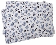 Set de 2 șervețele de masă din plută, trandafirigri