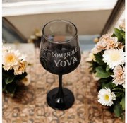 Pahar vin, fumuriu, personalizat, 410 ml