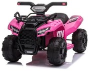 Mașinuță ATV electrică Baby Mix pentru copii, roz