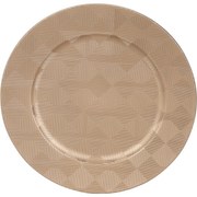 Suport farfurie mat Golden Square, 33 cm